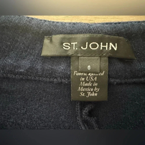 ST. JOHN ankle cut wool pant size 6 - Picture 3 of 9